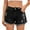 Black, variant on Kureaily Women's Denim Shorts Summer High Rise Ripped Stretchy Jean Shorts Distressed Hem Casual Short Jeans