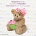 thumbnail image 3 of Bearington Casey The Birthday Cake Bear: 10” Tall Stuffed Teddy, Expressive Face, Adorable Hair Bow and Plush Cupcake, Machine Washable, A Special Birthday Gift for Kids or Adults, 3 of 9