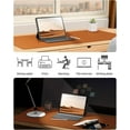 thumbnail image 6 of 23.6" x 13.8" Leather Desk Pad Protector, Office Desk Mat, Large Mouse Pad, Non-Slip PU Leather Desk Blotter, Laptop Desk Pad, Waterproof Desk Writing Pad for Office and Home, 6 of 9