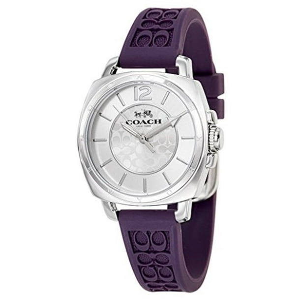 Coach Coach Women's 14502091 Mini Boyfriend Signature Purple Strap