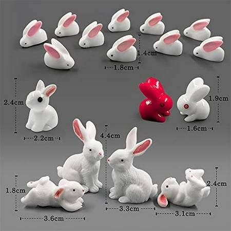 White Rabbit Christmas Easter Figurine Micro Landscape Aquarium Home Decor Miniature Garden Decoration Accessories Modern 8pcs Canada - White Rabbit Home Decor White Rabbit Christmas Easter Figurine Micro Landscape Aquarium Home Decor Miniature Garden Decoration Accessories Modern 8pcs Canada - White Rabbit Home Decor