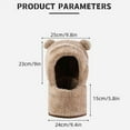 thumbnail image 2 of 2026 New Bear Mask Cap, Machine Washable Cute Bear Ear Balaclava Cap, Outdoor Windproof Warm One Piece Scarf and Mask Set(Style-A), 2 of 6