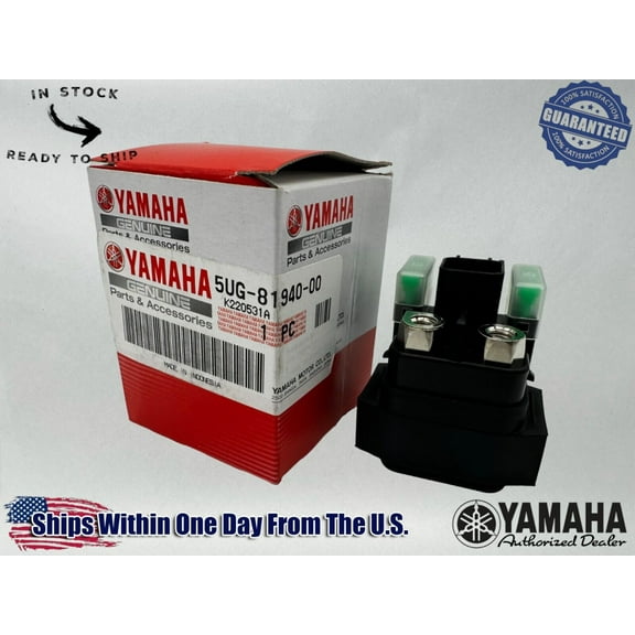 Yamaha Genuine OEM Authentic Starter Relay Assembly 5UG-81940-00-00