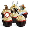 Harry Potter Cupcake Liners Topper Edible Wafer Card Decorations Pack of 20