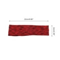 thumbnail image 4 of Unique Bargains 1 Pc Perspiration-Wicking Headband for Yoga Black Red, 4 of 6