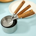 thumbnail image 2 of Threns 4Pcs Dog Food Scoop Measuring Cup Stainless Steel Dog Food Scoop Safe Pet Food Measuring Cup with Measurement for Dog Cat Pet, 2 of 8