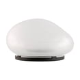 thumbnail image 2 of HIBIBUD Solar Rock Lights Outdoor,Solar Rocks,5.71X4.96X3.35 Inch White Pebbles Night Lights,4 Pack Glass Solar Ground Lights Warm White, 2 of 7