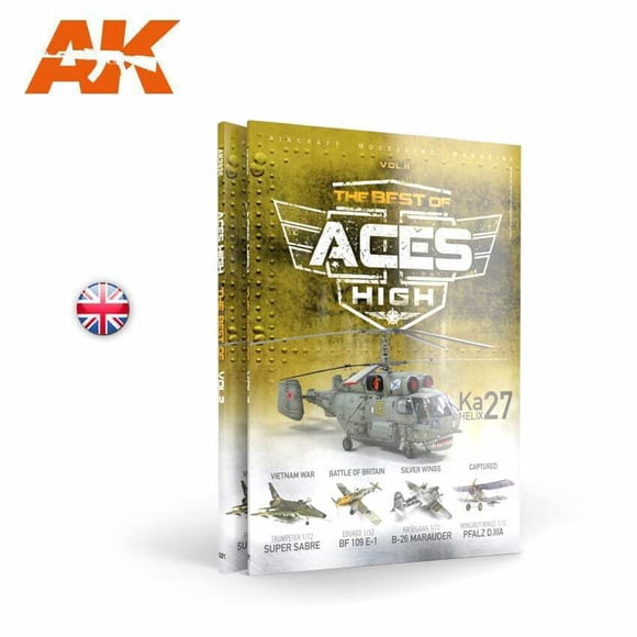 AK Interactive ACES HIGH Magazine le Meilleur de. VOL 2 Nouveau
