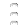 thumbnail image 3 of heritaly Violin Mute Portable Metal Practice Fiddle Part Accessory For 1/2 3/4 4/4 Violin, Golden silver 3Set, 3 of 6