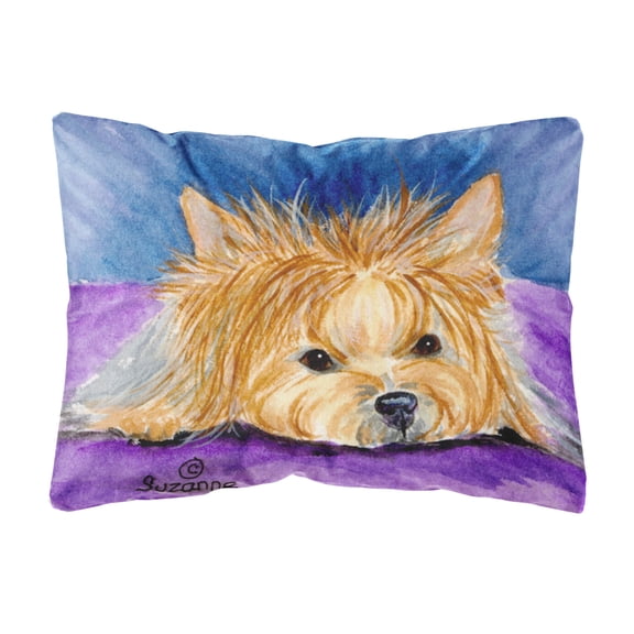 Dog Portrait/Landscape Painting Fabric Decorative Pillow