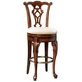 thumbnail image 2 of Powell Jamestown Landing Swivel Armless Barstool, Dark Cherry, 2 of 2