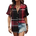 thumbnail image 2 of Womens Tops Dressy Casual Clearance Womens Short Sleeve Tops Casual Cotton Women's Clothing Trendy 2025 Crewneck Short Sleeve Shirt Women, 2 of 5