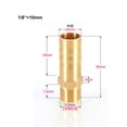 thumbnail image 2 of tooloflife BSP Hose Fitting Connector Connector Quick Release Home Garden Water Connect Size 1/8"×10mm, 2 of 3