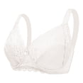 thumbnail image 2 of Aayomet Womens Plus Size Bra Womens Low Cut Bra Underwear Bralette Crop Top Female Bra Push Up Brassiere Plus Size Bra,Beige 3X-Large, 2 of 3