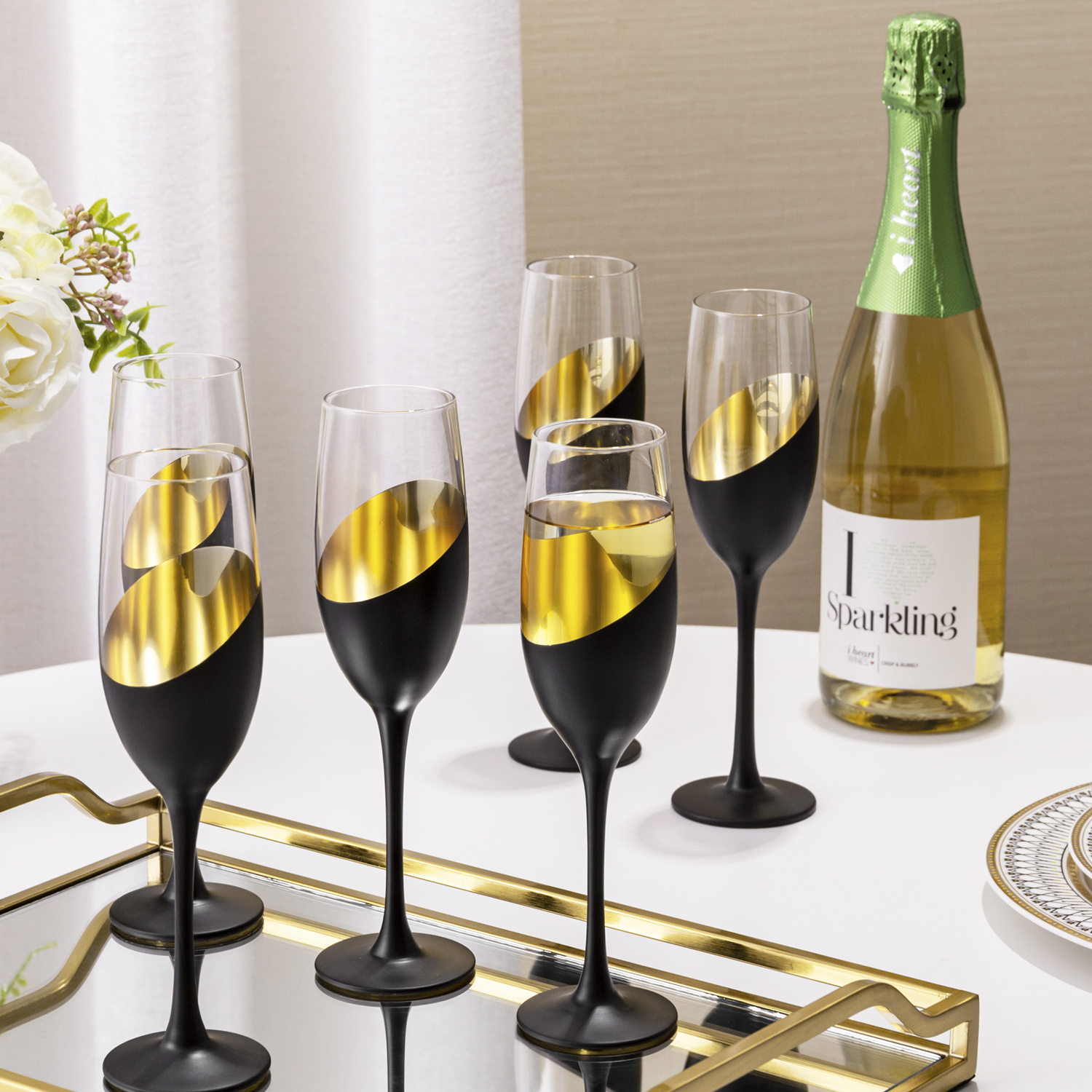 Lot De 2 Verres à Dégustation Rhum/whisky - Cristal Sans Plomb - Collection Auris - Coffret Cadeau - 200ml