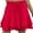 06 Cherry Red, variant on Womens Shorts Flowy Mini Tennis Skirt Ruffle Tiered Skorts Running Workout Sports Shorts