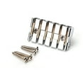 thumbnail image 1 of Headless Acoustic Guitar Bridge with Locking Nut Professional Bass Spare Parts Studio Practice School Musical Instrument Silver, 1 of 8