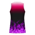 thumbnail image 4 of Penkiiy Unisex Stylish 3D Flame Printed Tank Tops Sleeveless Graphic Tops Tees for Men and Women L Purple, 4 of 4