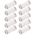 thumbnail image 2 of Connecteurs de Poussée Pneumatiques10pcs Raccord de Tuyau Raccord de Tuyau Raccord Rapide Raccord Droit Conception Next-Gen, 2 of 5