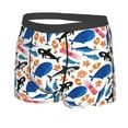 thumbnail image 5 of Goofa Cute Sea Animals Printed Men's Boxer Briefs Underwear, Moisture-Wicking Underwear, Trunk,Soft and Breathable Cotton Underwear-Medium, 5 of 9