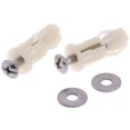 thumbnail image 2 of 2xToilet Seat Hinges Screws WC Hole Fixing Fit Toilet Seats Hinges Repair To AL, 2 of 10