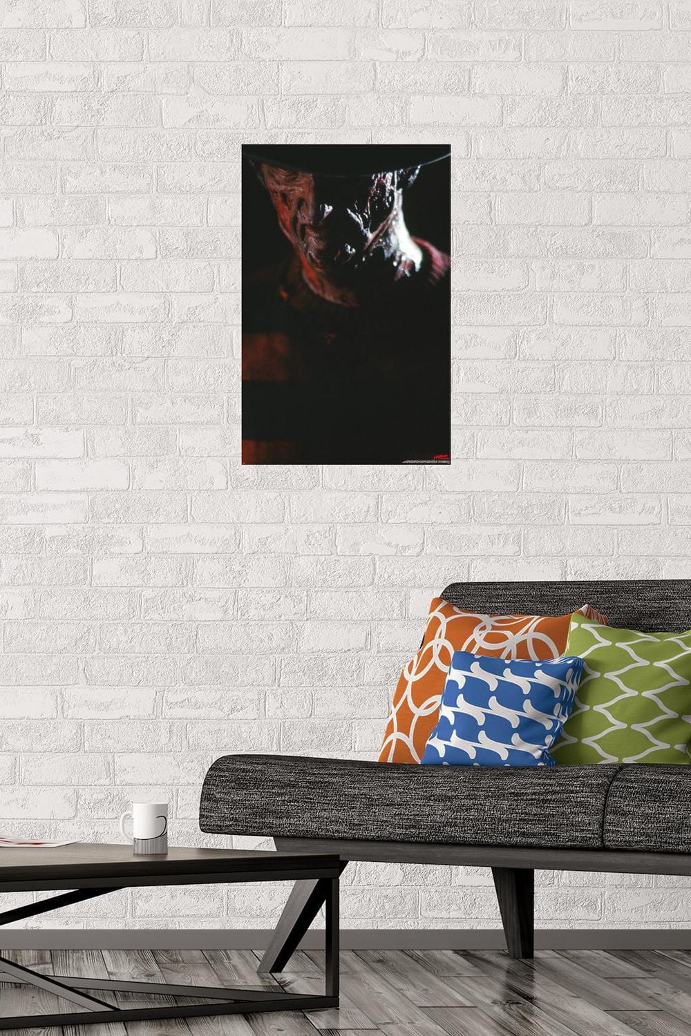 A Nightmare on Elm Street - Freddy Portrait Wall Poster with Magnetic Frame, 22.375" x 34"