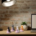 thumbnail image 4 of XINGAG Cat Riding the Ducks Figurine for Office Desk Figurine for Nightstand Garden Landscape Dollhouse Aquarium Cake Decoration, 4 of 4