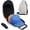 Grey, variant on Hard Hat Travel Case, Cap Storage for Baseball Caps with Adjustable Shoulder Strap and Carrying Handle, Hat Carrier Organizer Holder Bag up to 6 Hats for Women and Men Travel Home - Blue