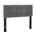 thumbnail image 6 of Modway Keira King/California King Performance Velvet Headboard in Gray, 6 of 7