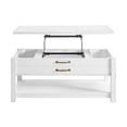 thumbnail image 3 of Steve Silver Frisco Weathered White Lift Top Cocktail Table, 3 of 5