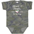 thumbnail image 3 of Inktastic Abuelo and Abuela Love Me- Heart Grandchild Boys or Girls Baby Bodysuit, 3 of 5