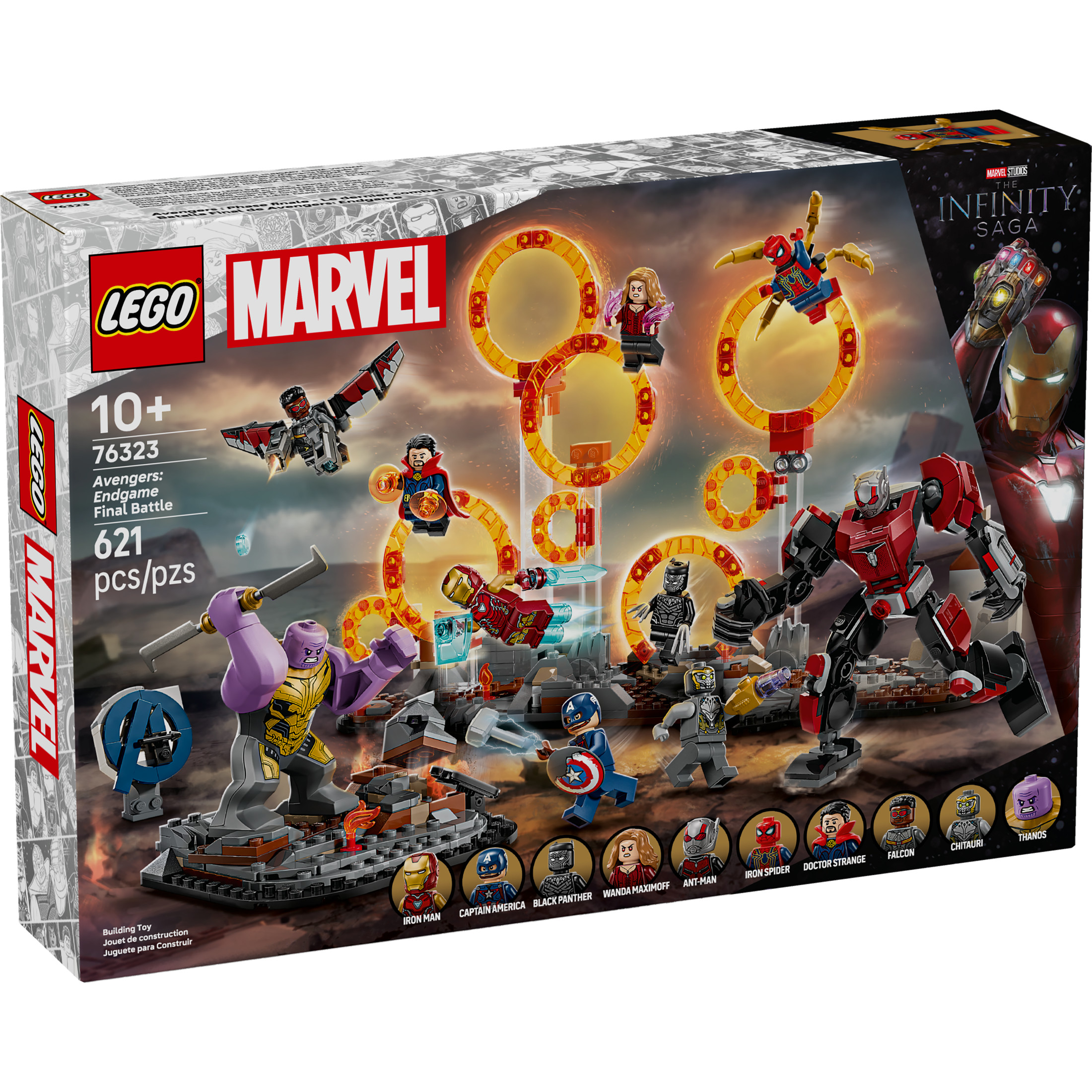 LEGO Marvel Avengers: Endgame Batalla Final - Set de Construcción de Superhéroes para Niños, Edades 10+ - 10 Figuras incluyendo Iron Man, Black Panther y Iron Spider - Regalo de Cumpleaños para Niños y Niñas - 76323 2