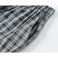 thumbnail image 5 of MoFiz Men's 3-Pack Woven Pajama Shorts 100% Cotton Plaid Sleep Lounge, 5 of 7