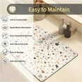 thumbnail image 3 of Marble Pastel Faucet Suction Pad - Absorbent Drying Mat, Counter Protector, Decorate Sink Countertops and Coffee Bar, 3 of 4