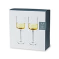 thumbnail image 6 of Viski Laurel Crystal White Wine Glasses, Stemmed Glasses, 13 oz, Set of 2, 6 of 6