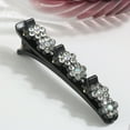 thumbnail image 2 of 2024 Exquisite Floral Hair Barrettes with Sparkling Colorful Gemstones for Women and Girls, 2 of 4