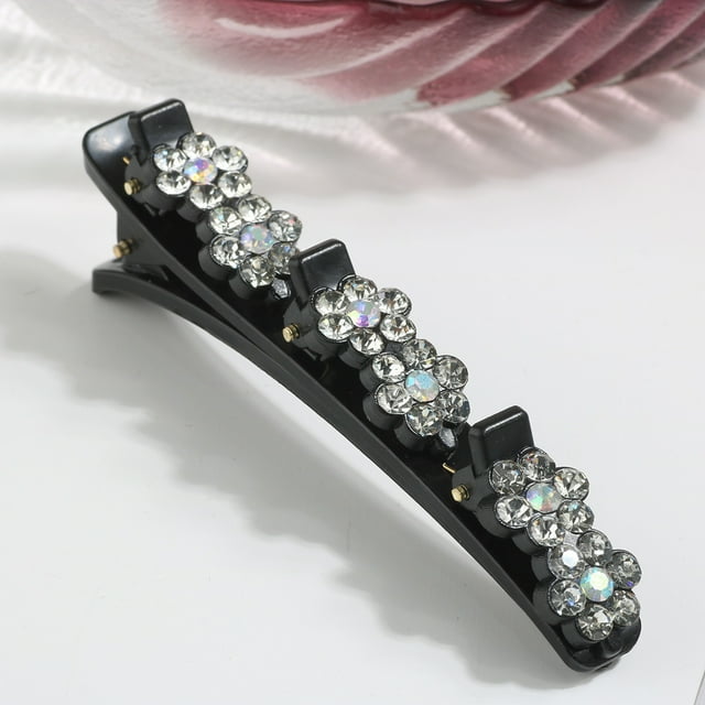 Barrettes Hair Clip 2024 Exquisite Sparkling Floral Design with Colorful Daily Glamour Accessory