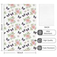 thumbnail image 2 of 2 Pcs Pioneer Flower Floral Print Pattern Kitchen Towels, Funny Microfiber Dish Towel Set, 18" X 26" Tea Towels, 2 of 6