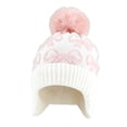 thumbnail image 5 of Suntak Toddler Beanies for Girls Warm Cute Pattern Winter Hat with Pom Pom 2-6 Years, 5 of 6