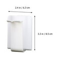 thumbnail image 3 of Shisuyan Storage Rack PP 2Pcs 3.3x2.5in, 3 of 9