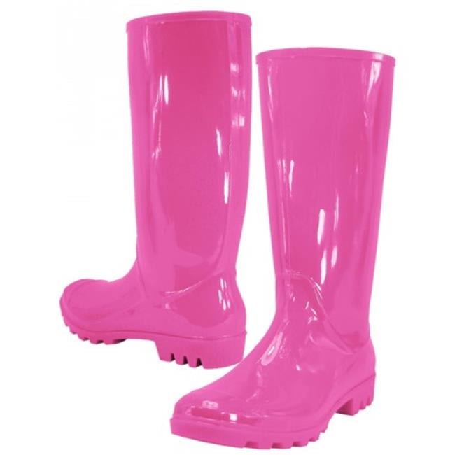 Photo 1 of ****USED*** Easy USA RB-010-F 13 in. KIDS Solid Rain Boots Fuchsia -**** KIDS Size 8****