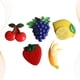 thumbnail image 4 of Forma 5pcs fruta Imanes Imán Etiqueta Oficina Resina linda fresa cereza imán Etiqueta patrón aleatorio, 4 of 5