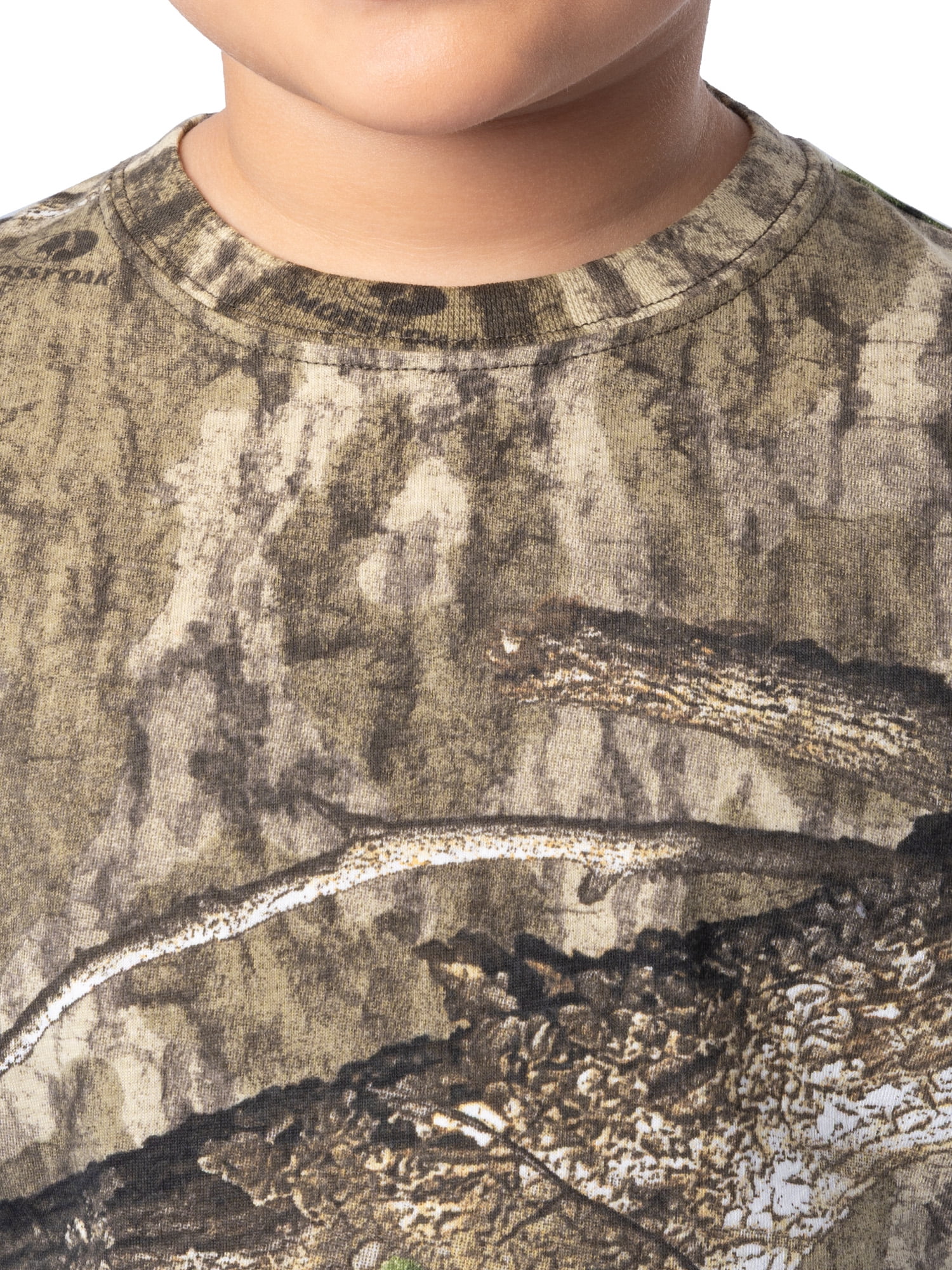 Mossy Oak Youth Hunting Camo Long Sleeve T-Shirt, Size XS-XL