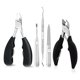 thumbnail image 1 of Cortaúñas para uñas gruesas, cortaúñas para uñas encarnadas, kit de pedicura resistente de 5 piezas para hombres y mujeres, 1 of 8