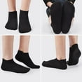 thumbnail image 5 of 8 Pairs Ankle Socks Thin cotton socks Women's Thin Athletic Running Low Cut No Show Socks With Heel Tab, 5 of 7