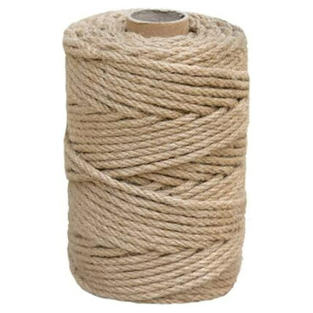 1 Roll 5mm 100m Natural Jute Twine Thickened Heavy Duty Rope For