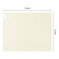 thumbnail image 4 of REGALWOVEN Placemat Set of 6 Silicone Placemats for Kitchen Dining Table Decor, Washable Table Placemats Wipeable Table Mat Beige 15*12in, 4 of 7