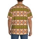thumbnail image 3 of Fotbe Aztec Camisa Estampada de Manga Corta para Hombre, Casual de Verano, Estilo Playero, Sin Arrugas-Small, 3 of 5