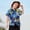 Blue, variant on Boys' Hawaiian Aloha Beach Shirt Tropical Floral Print Short Sleeve Collared Top for Kids Fashionable Casual Button Down Holiday Soft Breathable Summer Party Wear Size 5-14