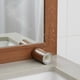 thumbnail image 2 of predolo Borde Adhesivo para Espejo Removible Borde Espejo Autoadhesivo Resistente Al Agua Pegatina de Marco con Veta de Madera para Inquilinos, Baño, 2 of 8